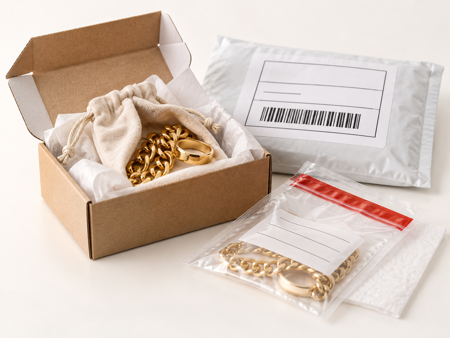 Secure mail-in precious metals package